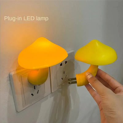 Bedroom Led Night Light Mushroom Wall