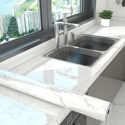 Marble Kitchen Oil-Proof Film Waterproof Tile